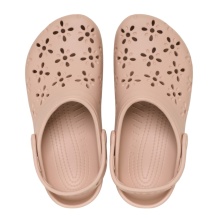 Crocs Sandale Classic Floral Cut Out Clog hellpink Damen