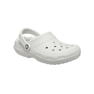 Crocs Sandale Classic Lined Clog (mit Innenfutter) beige/weiss - 1 Paar