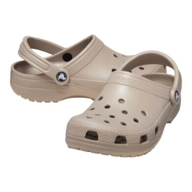Crocs Sandale Classic Clog Taupe beigebraun