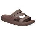 Crocs Sandale Getaway Strappy (leichtes, nahtlos, flexibel) braun Damen