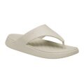 Crocs Zehensandale Getaway Triangle Flip beige - Damen