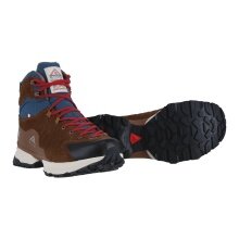 Dachstein Wanderschuhe Wildspitze GTX 1925 (Veloursleder, wasserdicht) braun/blau Herren