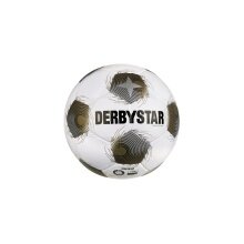 Derbystar Freizeitball MINIball Brilliant v25 (Umfang: 47cm) weiss/gold/silber - 1 Stück