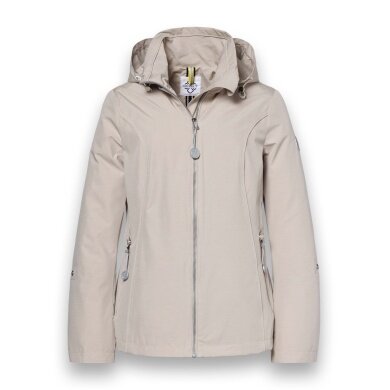 District Übergangsjacke Forget Me Not (mit Kapuze, wasserabweisend) sandbraun Damen