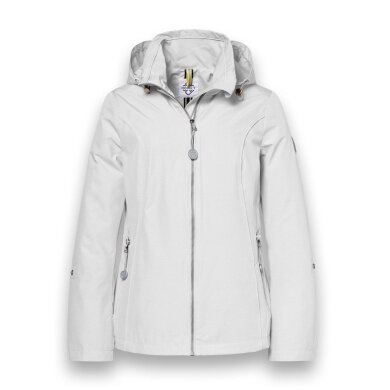 District Übergangsjacke Forget Me Not (mit Kapuze, wasserabweisend) weiss Damen