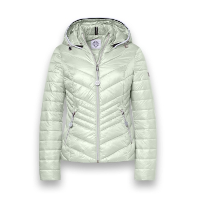 District Übergangsjacke Magnolia (mit Kapuze, wasserabweisend) mintgrün Damen