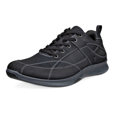 ECCO Alltag-Travelschuhe Exceed (Nubukleder) schwarz Herren