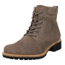 ECCO Stiefelette Elaina Lace Boot (Premium-Leder) braun Damen