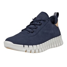 ECCO Sneaker Gruuv Lea (weiches Nappaleder) navyblau Damen