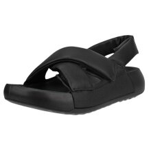 ECCO Sandale Cozmo Croos (Vollnarbenleder) schwarz Damen