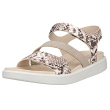 ECCO Sandale Flowt (Leder) beige/weiss Damen
