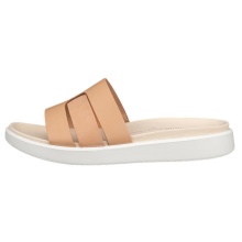 ECCO Sandale Flowt Slide (Premium-Leder) beige Damen