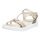 ECCO Sandale Soft (Vollnarbenleder) gold/braun Damen