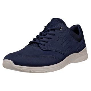 ECCO Sneaker Irving Low Lace (Nubukleder) navyblau Herren