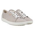 ECCO Sneaker Soft 7 (Nubukleder) grau/rosa Damen