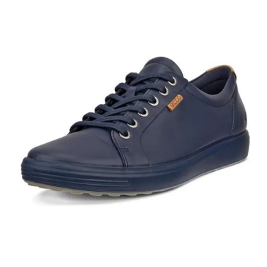 ECCO Sneaker Soft 7 (Vollnarbenleder) marineblau Damen