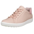 ECCO Sneaker Soft 7 Easy Slip Low (Premium-Leder) rosa Damen