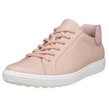 ECCO Sneaker Soft 7 Easy Slip Low (Premium-Leder) rosa Damen