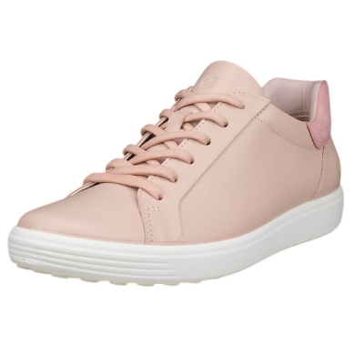 ECCO Sneaker Soft 7 Easy Slip Low (Premium-Leder) rosa Damen