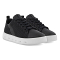 ECCO Sneaker Street 720 (Leder/Mesh, robust, wasserdicht) schwarz Damen