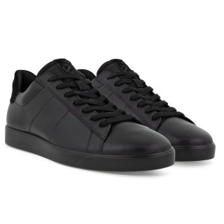 ECCO Sneaker Street Lite (Premium-Leder) schwarz Herren