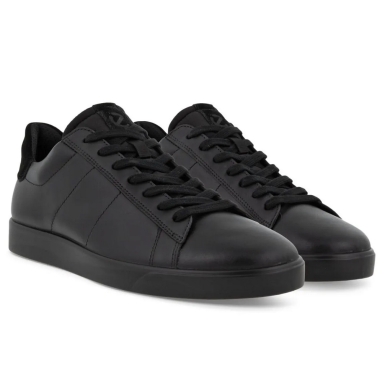 ECCO Sneaker Street Lite (Premium-Leder) schwarz Herren