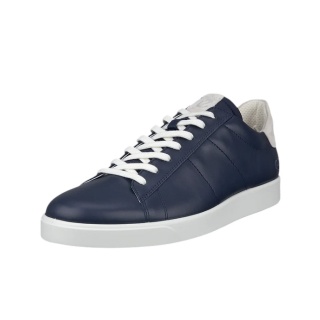ECCO Sneaker Street Lite (Premium-Leder) marineblau Herren