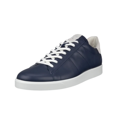 ECCO Sneaker Street Lite (Premium-Leder) marineblau Herren