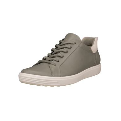 ECCO Sneaker Soft 7 Easy Slip Low (Premium-Leder) grau Damen