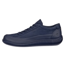 ECCO Sneaker Soft Zero WP (Premium-Leder, wasserdicht) marineblau Damen