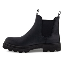 ECCO Alltagschuhe Grainer Chelsea Boot (Veloursleder, wasserabweisend) schwarz Herren