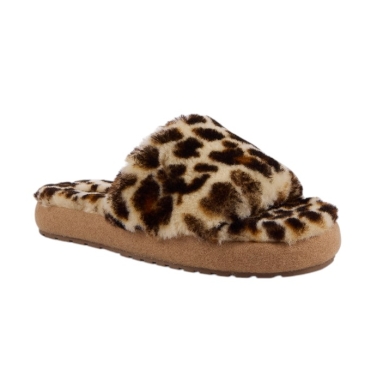 EMU Australia Hausschuhe Mckay Leopard (Lammfell) braun Damen