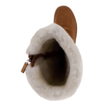 EMU Australia Winterstiefel Georgi (Veloursleder, wasserdicht) kastanienbraun Damen