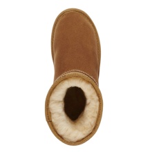 EMU Australia Winterstiefel Platinum Stinger Slim Mini (Schafsleder, Wildleder) kastanienbraun Damen