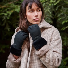 EMU Australia Winterhandschuhe Apollo Bay - weiches Lammfellinnenfutter - schwarz - 1 Paar