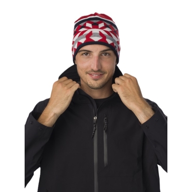Eisbär Wintermütze (Beanie) Pixie - rot/blau - 1 Stück