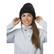 Eisbär Wintermütze (Beanie) Alea - grobe Rippstruktur - Damen schwarz - 1 Stück
