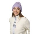 Eisbär Wintermütze (Beanie) Alea - grobe Rippstruktur - Damen violett - 1 Stück