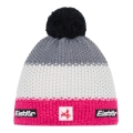 Eisbär Wintermütze (Pompon) Star SA Kinder - pink/weiss/grau - 1 Stück