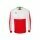 Erima Sport-Langarmshirt Six Wings Sweatshirt (Baumwollmix, funktionell) rot/weiss Jungen