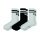 Erima Sportsocken 3 Wings (Baumwolle) sortiert grau/schwarz/weiss - 3 Paar