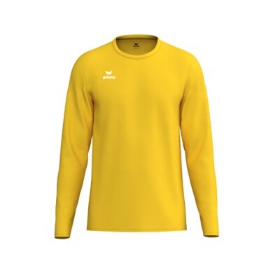 Erima Sport-Langarmshirt Intro Function (leicht, weich, feuchtigkeitsableitend) gelb Herren
