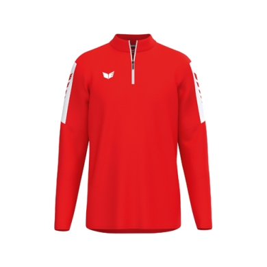 Erima Sport-Langarmshirt Intro Training Top (Half-Zip ,strapazierfähig Funktionsmaterial) rot Jungen