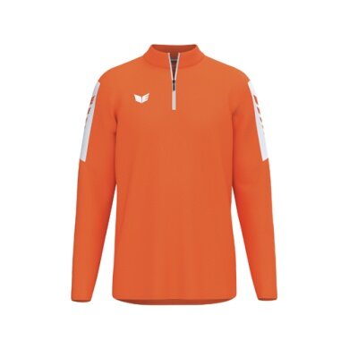 Erima Sport-Langarmshirt Intro Training Top (Half-Zip ,strapazierfähig Funktionsmaterial) orange Herren