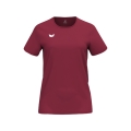 Erima Sport-Shirt Intro Function (100% rec. Polyester, leicht, schnelltrocknend) bordeauxrot Damen