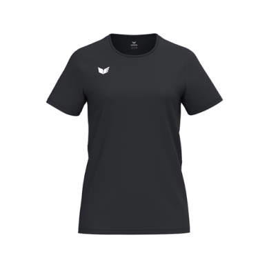 Erima Sport-Shirt Intro Function (100% rec. Polyester, leicht, schnelltrocknend) schwarz Damen