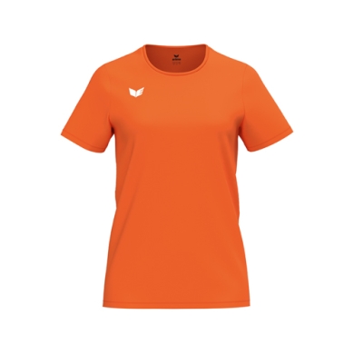 Erima Sport-Shirt Intro Function (100% rec. Polyester, leicht, schnelltrocknend) orange Damen