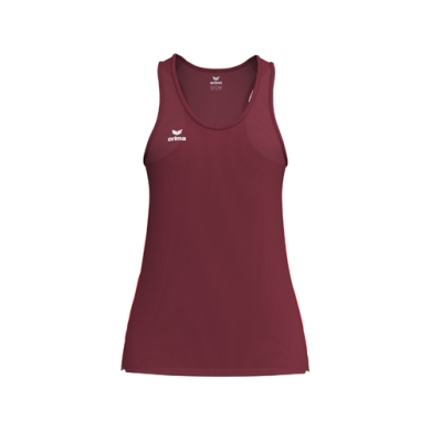 Erima Sport-Tank Top T&F Wings Singlet (leicht, schnelltrocknend) bordeauxrot Damen