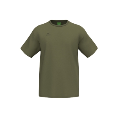 Erima Sport-Tshirt CMPT (100% Baumwolle, hoher Tragekomfort) khaki Herren