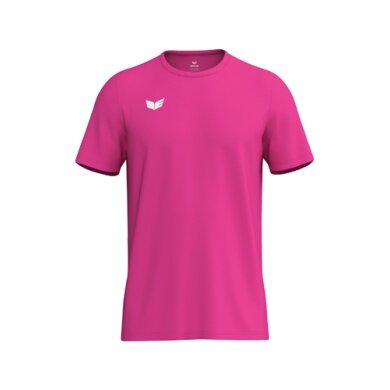 Erima Sport-Tshirt Intro Function (100% rec. Polyester, leicht, schnelltrocknend) pink Herren